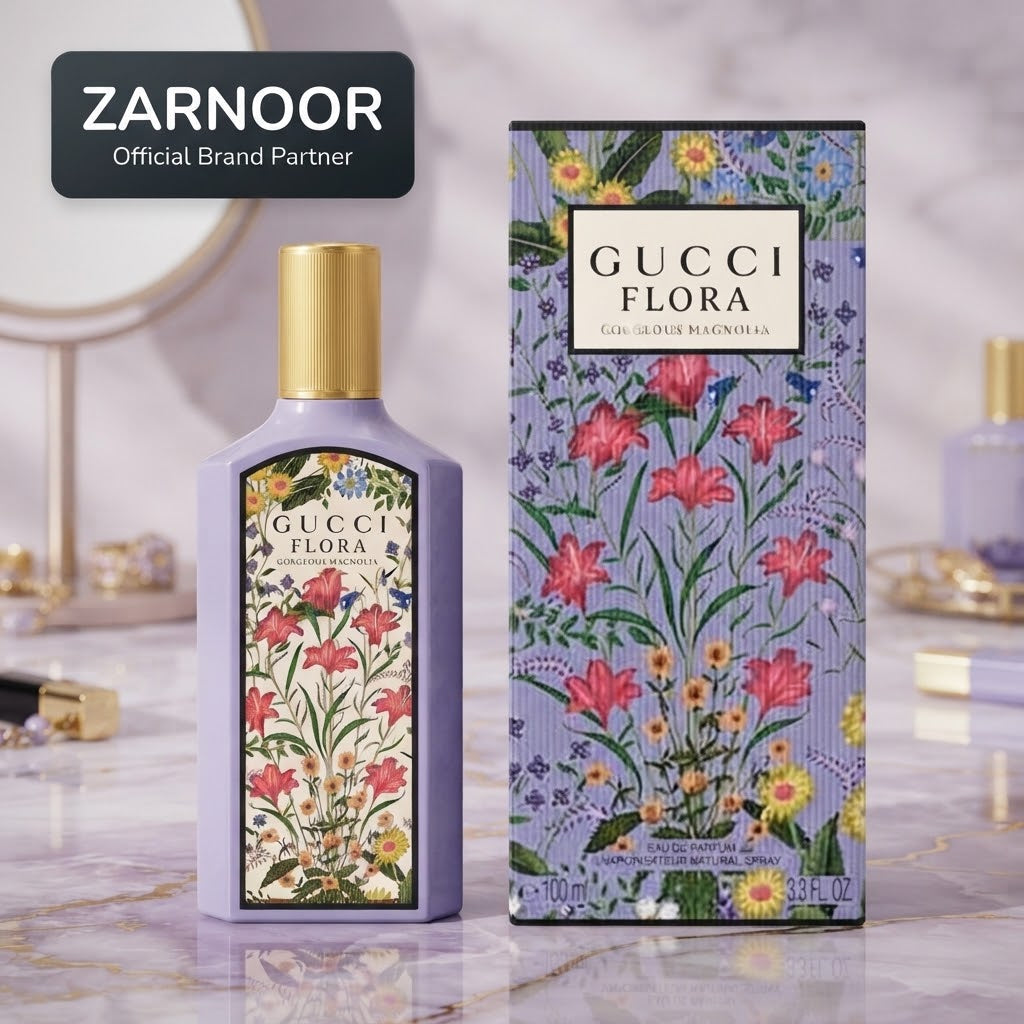 Gucci Flora Gorgeous Magnolia Eau de Parfum for Women - 100ml