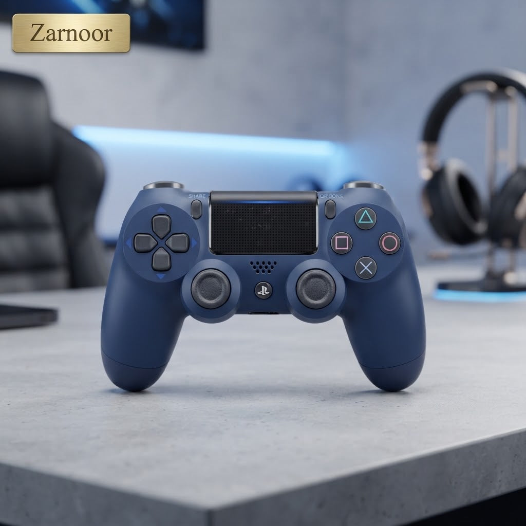 Sony PlayStation DualShock 4 Wireless Controller – Midnight Blue | Gaming Accessories
