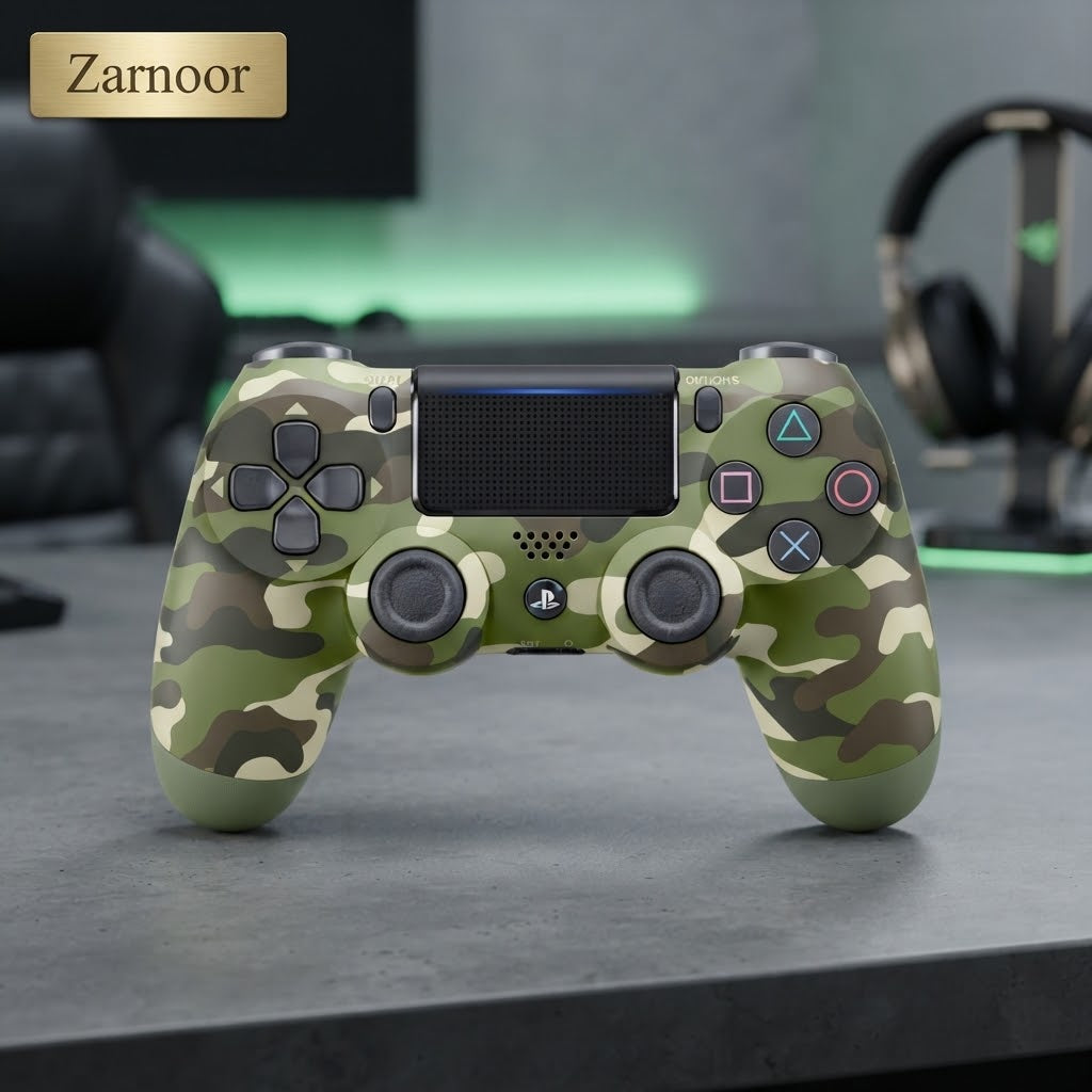 Sony PlayStation DualShock 4 Wireless Controller – Green Camouflage | Gaming Accessories