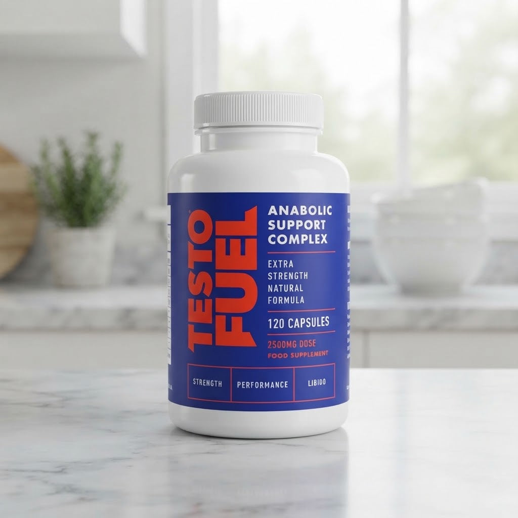 Testo Fuel Anabolic Support Complex Extra Strength Natural Formula - 120 Capsules