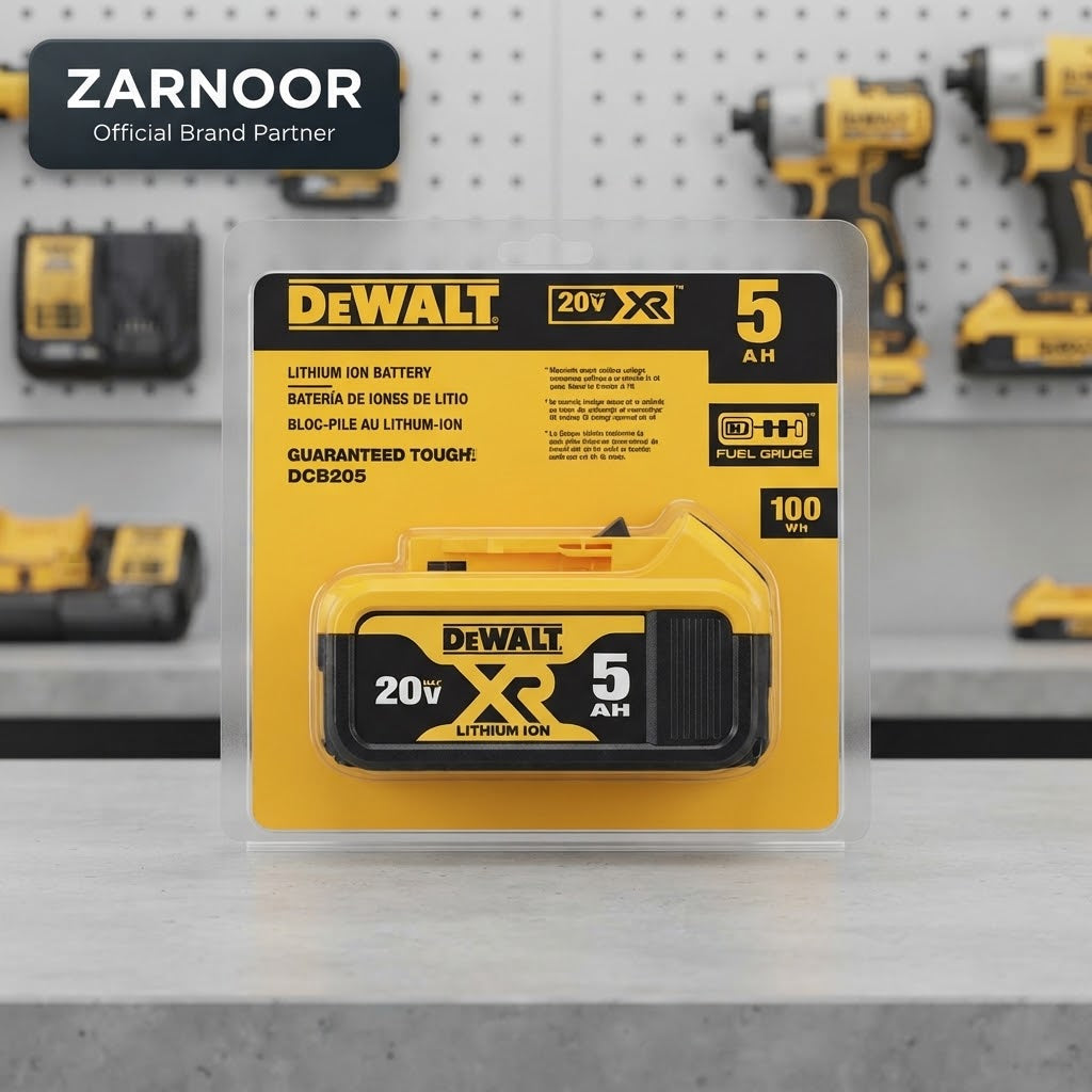 DeWalt 20V MAX XR 5.0Ah Lithium-Ion Battery DCB205 - Zarnoor