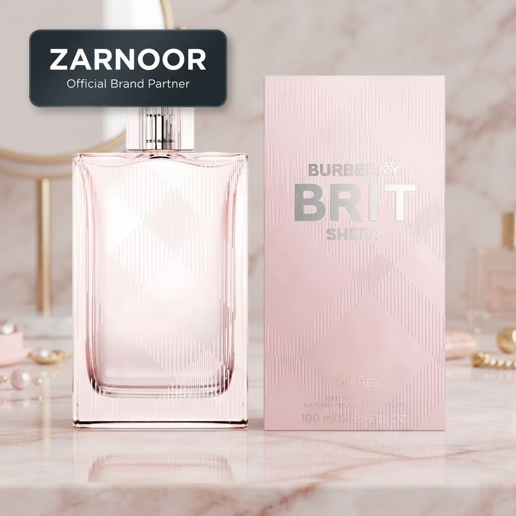Burberry Brit Sheer For Her Eau de Toilette Natural Spray - 100ml / 3.3 Fl. Oz. zarnoor