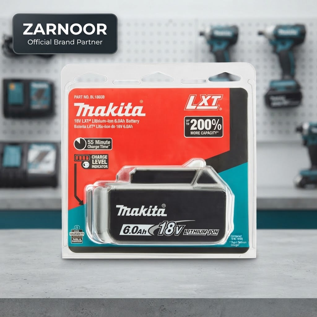 Makita 18V LXT 6.0Ah Lithium-Ion Battery BL1860B - Zarnoor
