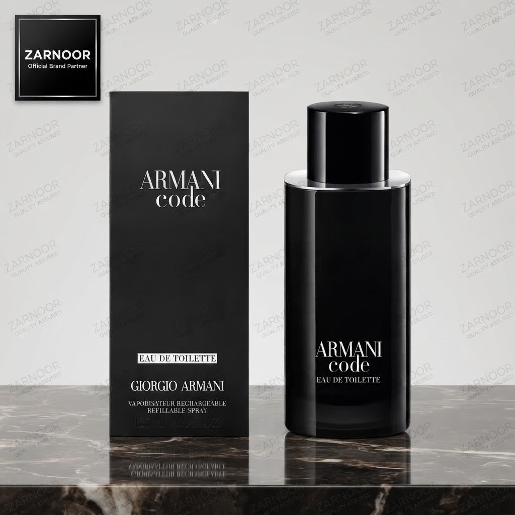 Giorgio Armani Code Eau de Toilette Vaporisateur Rechargeable Refillable Spray - 125ml / 4.2 Fl. Oz. zarnoor