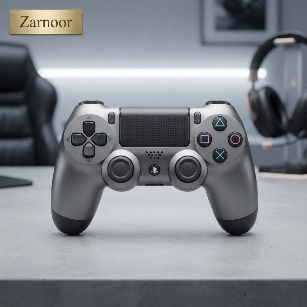 Sony PlayStation DualShock 4 Wireless Controller – Steel Black | Gaming Accessories
