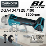 Makita DGA404 Brushless Tool Electric Angle Grinder 18V High Power 100mm Rechargeable Cutting Polishing Machine. ZArnoor( note : WITHOUT BATTERY AVAILABLE